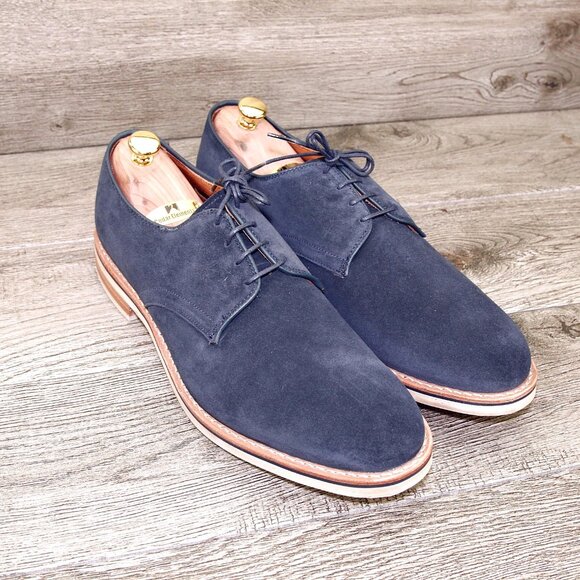 * NIB * $443 Allen Edmonds NOMAD 12 D + Matching Belt 34 - Navy * add $15 Trees main image 10